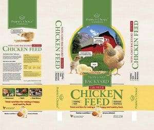 Alimento para pollos de traspatio sin OGM de Prairie's Choice