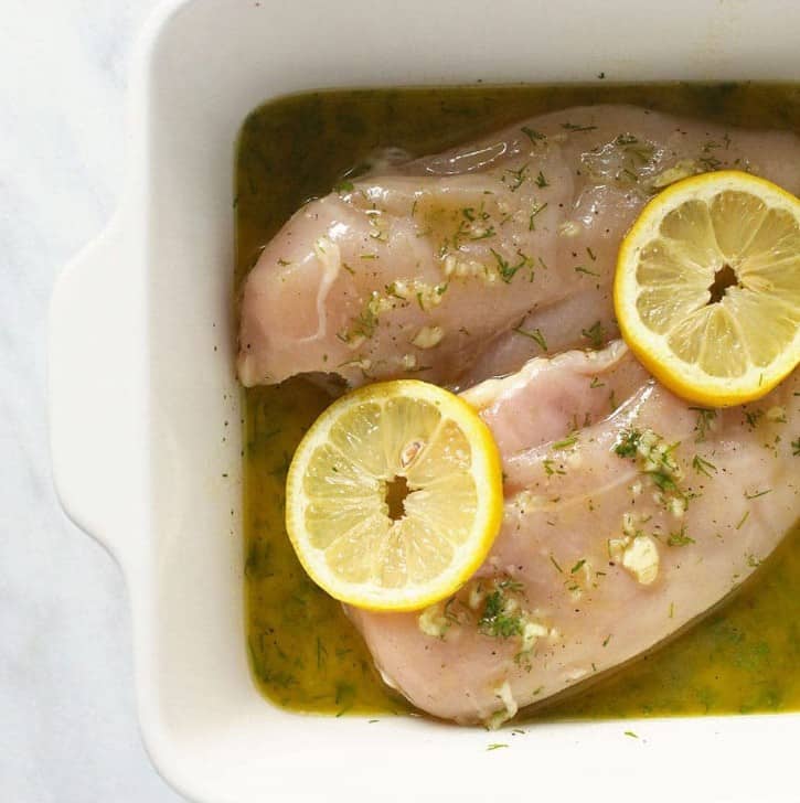tiempo de marinado de pollo