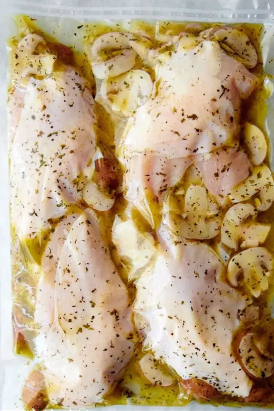 marinado de pollo