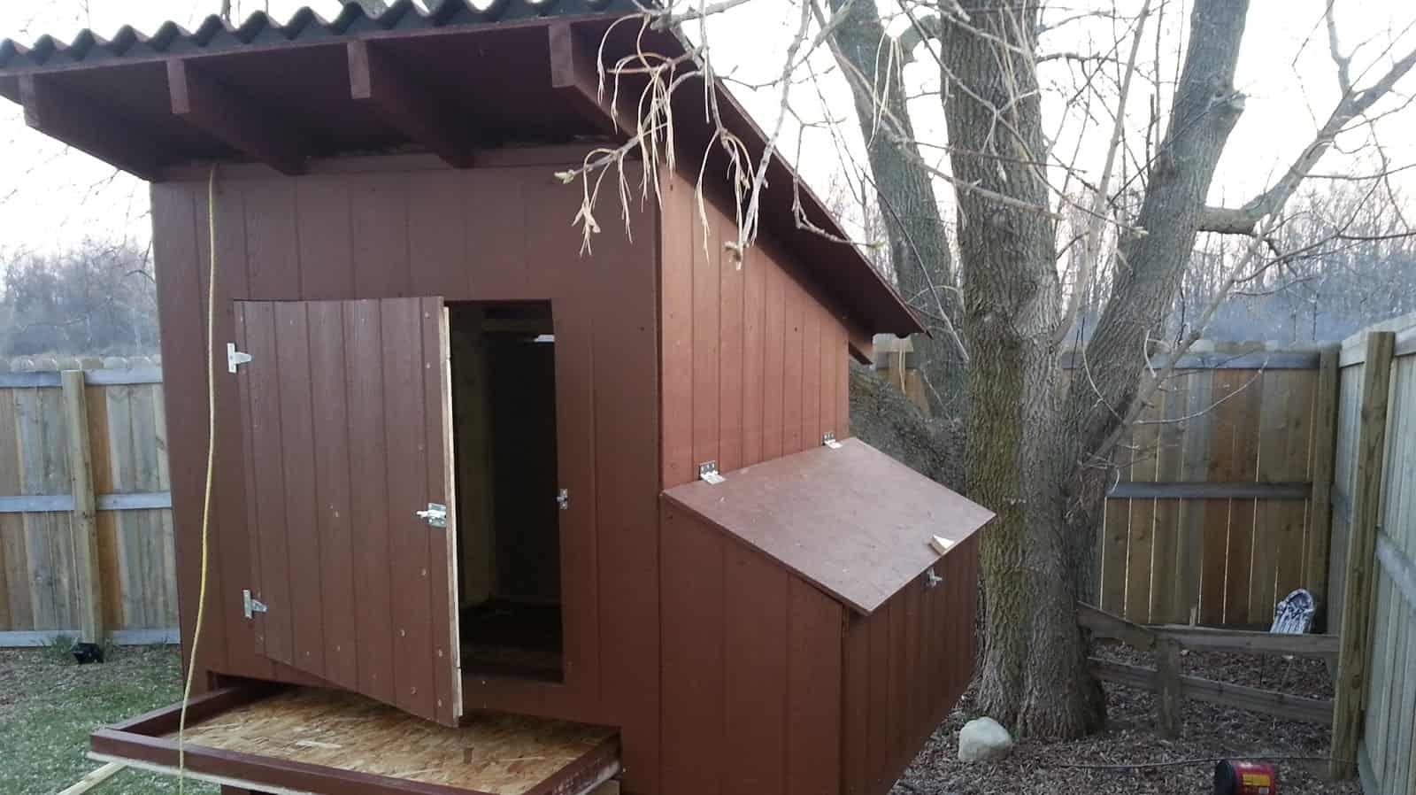 Plan sencillo de gallinero 4 x 4