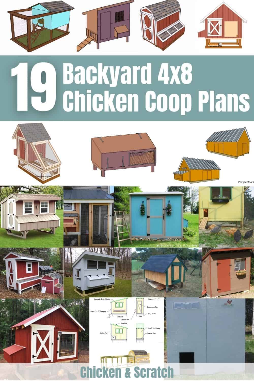 Planos de gallinero 4 x 8