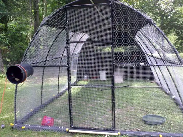 tractor de pollo de pvc