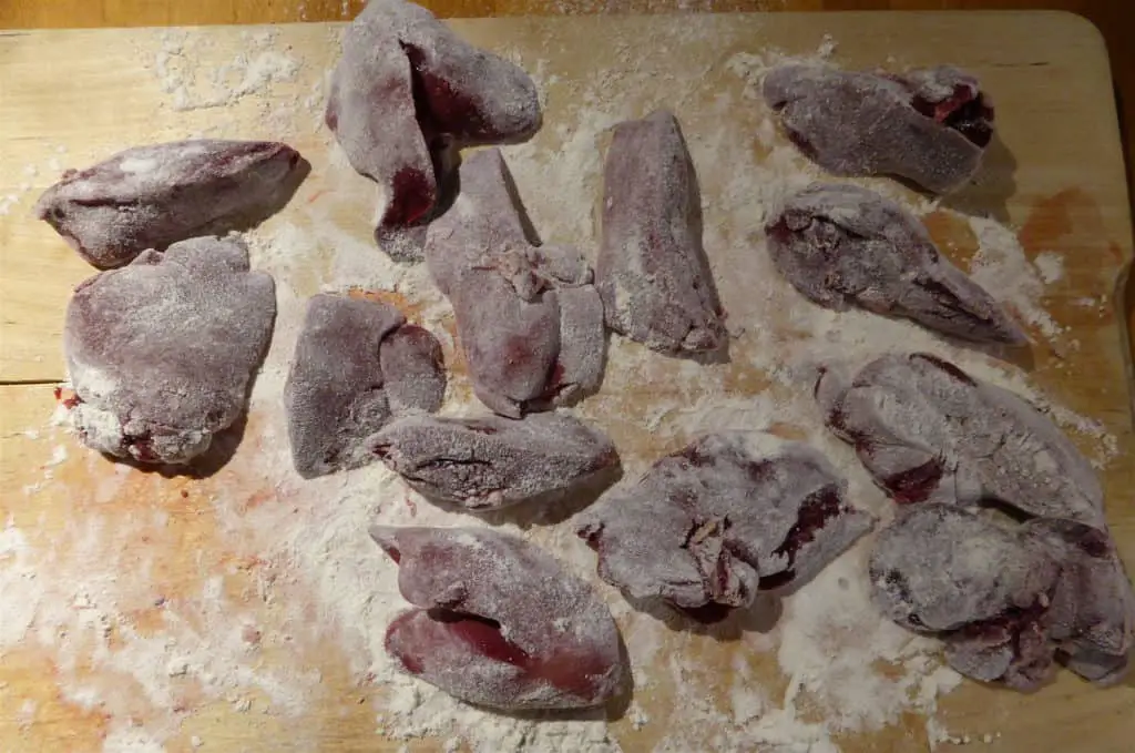 información nutricional del hígado de pollo