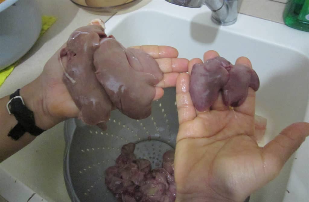 colesterol de higado de pollo