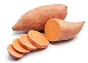 Patatas Dulces Frescas De Granja
