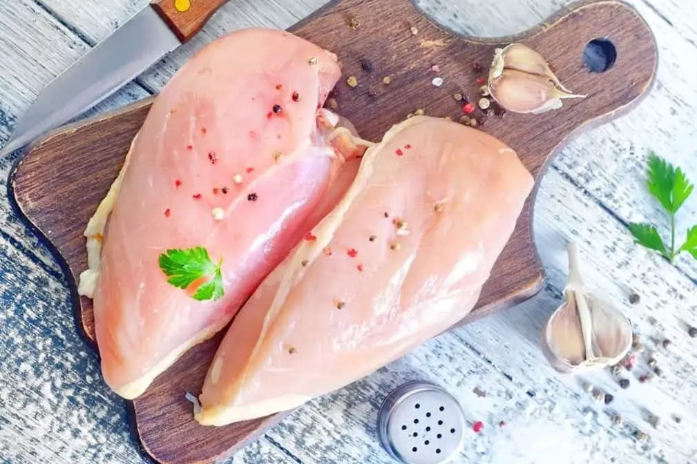 Calorías de pechuga de pollo